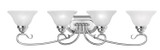 Bathroom Fixtures Four Lights by Livex Lighting ( 107 | 6104-05 Coronado ) 