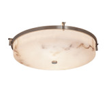 Flush Mounts Bowl Style by Justice Designs ( 102 | FAL-8988-NCKL LumenAria ) 