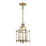 Foyer/Hall Lanterns Glass w/Frame by Livex Lighting ( 107 | 4403-01 Livingston ) 