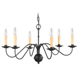 Mid. Chandeliers Candle by Livex Lighting ( 107 | 4450-04 Heritage ) 