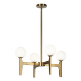 Mid. Chandeliers Glass Up by Matteo Lighting ( 423 | C34904AGOP Scriben ) 