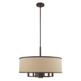 Mid. Chandeliers Drum Shade by Livex Lighting ( 107 | 62614-07 Park Ridge ) 