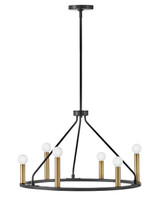 Mid. Chandeliers Candle by Lark ( 531 | 83155BK Lazlo ) 