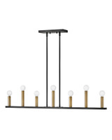 Linear/Island 4 Light + by Lark ( 531 | 83156BK Lazlo ) 