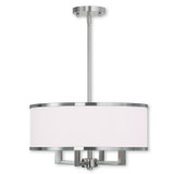 Mini Chandeliers Drum Shade by Livex Lighting ( 107 | 62615-91 Park Ridge ) 