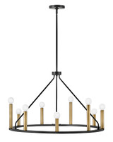 Mid. Chandeliers Candle by Lark ( 531 | 83158BK Lazlo ) 