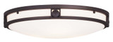 Flush Mounts Bowl Style by Livex Lighting ( 107 | 4488-07 Titania ) 