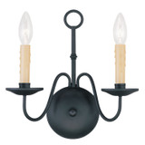 Sconces Double Candle by Livex Lighting ( 107 | 4492-04 Heritage ) 
