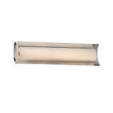 Bathroom Fixtures Cylindrical / Linear by Justice Designs ( 102 | FSN-8631-OPAL-CROM Fusion ) 