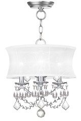 Mini Chandeliers Drum Shade by Livex Lighting ( 107 | 6303-91 Newcastle ) 