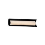 Bathroom Fixtures Cylindrical / Linear by Justice Designs ( 102 | FSN-8631-OPAL-MBLK Fusion ) 