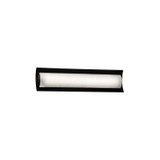 Bathroom Fixtures Cylindrical / Linear by Justice Designs ( 102 | FSN-8631-WEVE-MBLK Fusion ) 