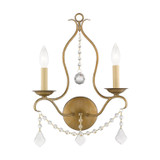 Sconces Double Candle by Livex Lighting ( 107 | 6422-48 Chesterfield ) 
