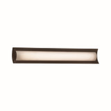 Bathroom Fixtures Cylindrical / Linear by Justice Designs ( 102 | FSN-8635-OPAL-DBRZ Fusion ) 