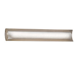 Bathroom Fixtures Cylindrical / Linear by Justice Designs ( 102 | FSN-8635-WEVE-NCKL Fusion ) 