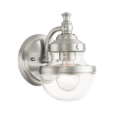 Sconces Single Glass by Livex Lighting ( 107 | 17411-91 Oldwick ) 