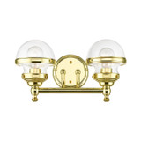 Bathroom Fixtures Two Lights by Livex Lighting ( 107 | 17412-02 Oldwick ) 