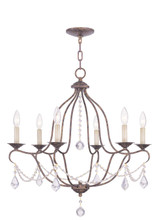 Mid. Chandeliers Candle by Livex Lighting ( 107 | 6426-71 Chesterfield ) 