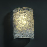 Sconces Pocket by Justice Designs ( 102 | GLA-5541-LACE-CROM Veneto Luce ) 