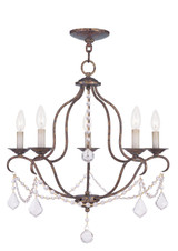 Mid. Chandeliers Candle by Livex Lighting ( 107 | 6435-71 Chesterfield ) 