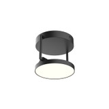 Semi-Flush Mts. Drum Shade by Kuzco Lighting ( 347 | SF72205-BK Novel ) 