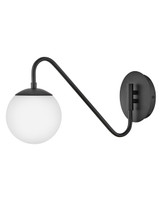 Sconces Single Glass by Lark ( 531 | 83480BK Dottie ) 