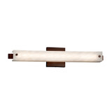 Bathroom Fixtures Cylindrical / Linear by Justice Designs ( 102 | FSN-8681-WEVE-DBRZ Fusion ) 