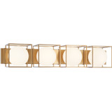 Bathroom Fixtures Four Lights by Matteo Lighting ( 423 | S03804AG Squircle ) 