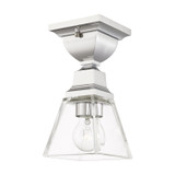 Semi-Flush Mts. Glass Down by Livex Lighting ( 107 | 45562-05 Mission ) 