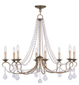 Mid. Chandeliers Candle by Livex Lighting ( 107 | 6518-48 Pennington ) 