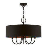 Mid. Chandeliers Drum Shade by Livex Lighting ( 107 | 45615-04 Sentosa ) 