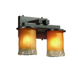 Bathroom Fixtures Two Lights by Justice Designs ( 102 | GLA-8772-16-GLDC-DBRZ-LED2-1400 Veneto Luce ) 