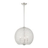 Pendants Glass Down by Livex Lighting ( 107 | 45723-91 Cassandra ) 