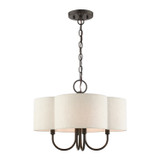 Mini Chandeliers Drum Shade by Livex Lighting ( 107 | 45806-92 Solstice ) 