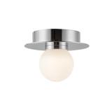 Flush Mounts Glass Down by Kuzco Lighting ( 347 | FM15506-CH-UNV Elixir ) 