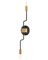 Sconces Double Candle by Lark ( 531 | 83632BK-LCB Austen ) 