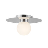 Flush Mounts Glass Down by Kuzco Lighting ( 347 | FM15510-CH-UNV Elixir ) 