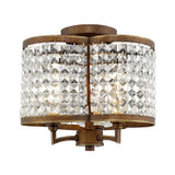 Semi-Flush Mts. Candle by Livex Lighting ( 107 | 50573-64 Grammercy ) 