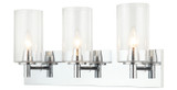 Bathroom Fixtures Three Lights by Matteo Lighting ( 423 | S04903CHCL Candela ) 