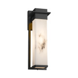 Exterior Wall Mount by Justice Designs ( 102 | FAL-7544W-MBLK LumenAria ) 