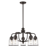 Mid. Chandeliers Glass Down by Livex Lighting ( 107 | 40025-07 Lawrenceville ) 