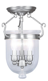 Foyer/Hall Lanterns Glass w/Frame by Livex Lighting ( 107 | 5061-91 Jefferson ) 