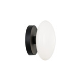 Sconces Single Glass by Matteo Lighting ( 423 | S05101MBOP Pearlesque ) 