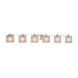 Bathroom Fixtures Five+Lights by Justice Designs ( 102 | FSN-8446-30-FRCR-CROM Fusion ) 