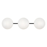 Bathroom Fixtures Three Lights by Matteo Lighting ( 423 | S05103MBOP Pearlesque ) 
