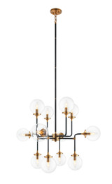 Large Chandeliers Glass Shade by Matteo Lighting ( 423 | C58212AGCL Particles ) 