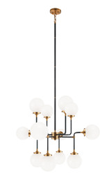Large Chandeliers Glass Shade by Matteo Lighting ( 423 | C58212AGOP Particles ) 