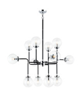 Large Chandeliers Glass Shade by Matteo Lighting ( 423 | C58212CHCL Particles ) 