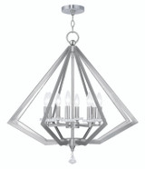 Mid. Chandeliers Candle by Livex Lighting ( 107 | 50668-91 Diamond ) 