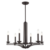 Mid. Chandeliers Candle by Livex Lighting ( 107 | 40056-07 Trumbull ) 